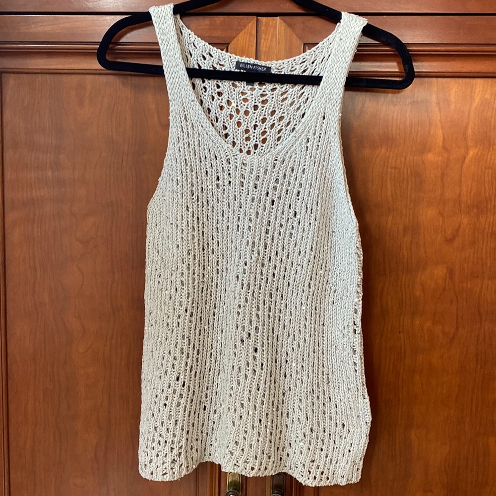 EUC Eileen Fisher Cotton Knit Tank